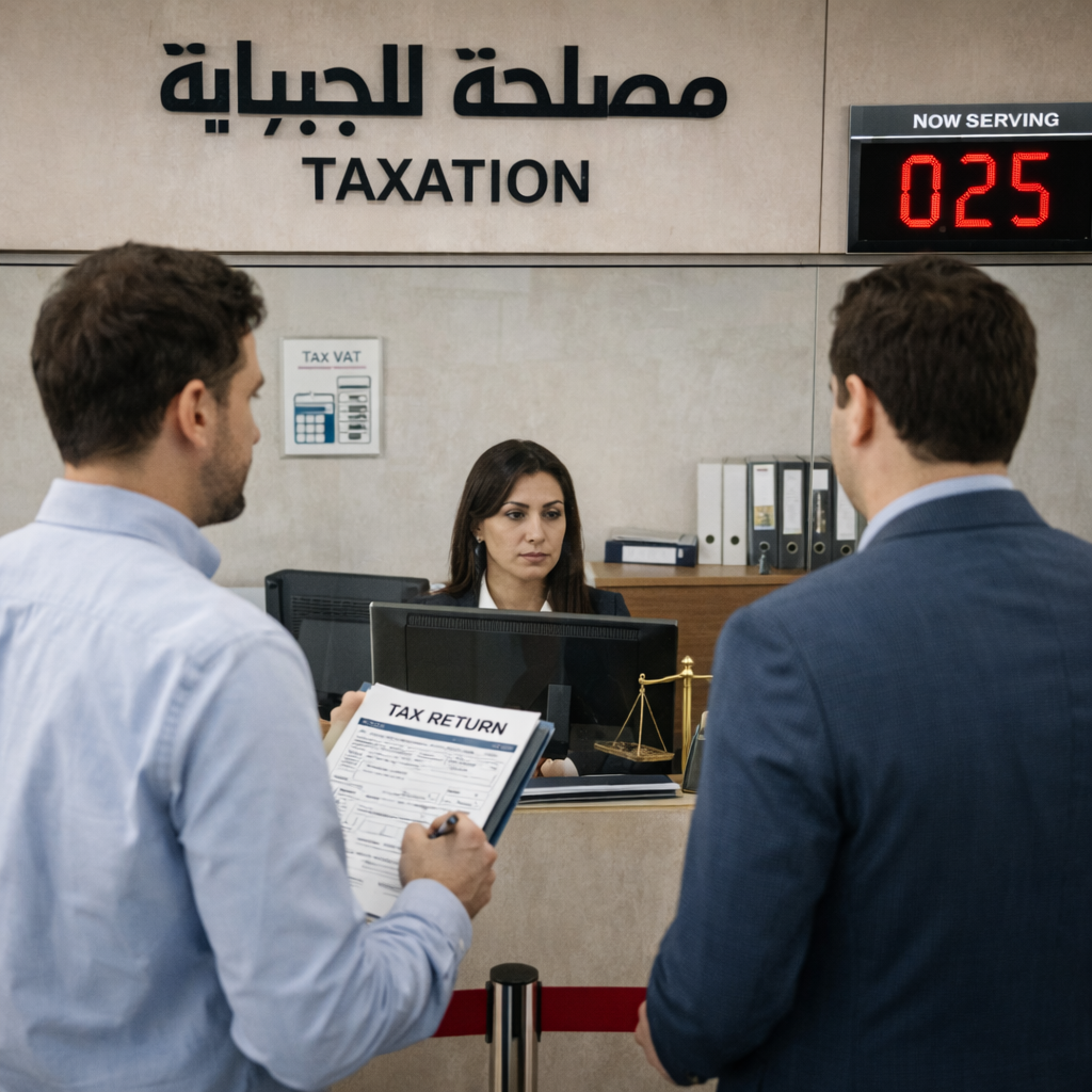 تمثيل الحرفاء امام مصلحة الجباية